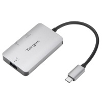 Targus - USB-C Multi-Port Hub With 1 X HDMI/1 USB-A and USB-C Charging Port - Silver/Titanium Photo