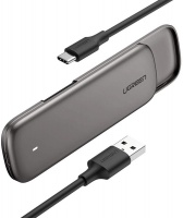 Ugreen USB 3.0 M.2B S3 SSD Enclosure W/USB-C - Grey Photo