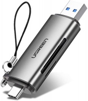 Ugreen USB-C 3.1 Multi-Card Reader USB-A - Grey Photo