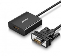 Ugreen VGA M to HDMI F 1080p Adapter - Black Photo
