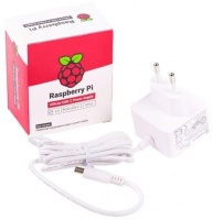 Raspberry Pi Raspberry P4 B Power Supply - 2 Pin Euro Plug; USB Type C 15.3W 5.1V DC 3A Photo