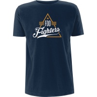 Foo Fighters - Triangle Unisex T-Shirt - Navy Photo