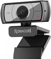 Redragon - APEX GW900 1080P 30 FPS Webcam with Clip on stand - Black Photo