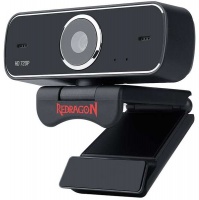 Redragon - FOBOS GW600 720P 30 FPS Webcam with Clip on stand - Black Photo