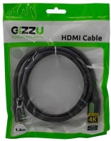GIZZU High Speed V2.0 HDMI 1.8m Cable With Ethernet Polybag Photo