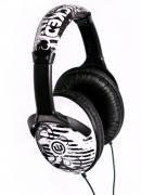 Wicked Audio - Reverb Over the Ear Headphones - Black/White Photo