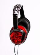 Wicked Audio - Reverb Over the Ear Headphones - Red Photo