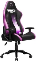 Cooler Master - Caliber R2 Gaming Chair; Black/Purple; Recline; Height Adjust; Head and Lumbar Pillows; Premium Materials; Ergo Photo