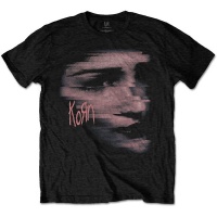 Korn - Chopped Face Unisex T-Shirt - Black Photo