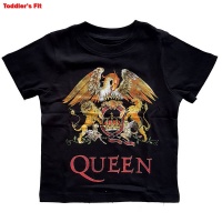 Queen - Classic Crest Toddler T-Shirt - Black Photo