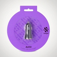 Swipe - Auto 2- Dual Port Charger - Purple Photo