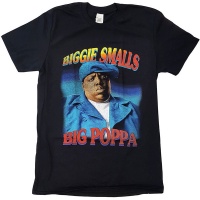 Notorious B.I.G. - Biggie Poppa Unisex T-Shirt - Black Photo