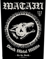 Watain - Black Metal Militia Back Patch Photo