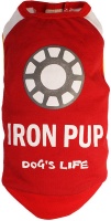 Dogs Life Dog's Life - I Am An Iron Pup Tee - Red Photo