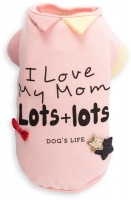 Dogs Life Dog's Life - I Love My Mom Lots and Lots Tee - Pink Photo