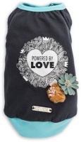 Dogs Life Dog's Life - Powered By Love Flowers Summer Tee - Navy Photo