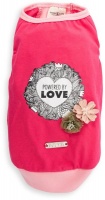 Dogs Life Dog's Life - Powered By Love Flowers Summer Tee - Pink Photo