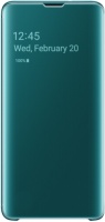 Samsung EF-ZG973 Galaxy S10 Clear View Cover - Green Photo