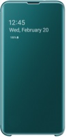 Samsung EF-ZG970 Galaxy S10e Clear View Cover - Green Photo