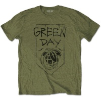 Green Day - Organic Grenade Unisex T-Shirt - Green Photo