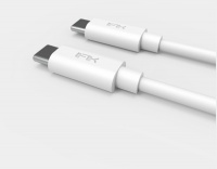 Feeltek 1.2m USB Type C Male to Male Cable - White Photo