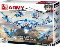 Sluban Army - Build 6 Aircraft or 1 Fighter Jet Photo