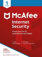 McAfee 2019 Internet Security - 1 Device | 1 Year Photo