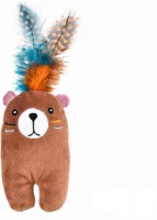 Cats Life Cat's Life - Indie Bear Cat Toy With Feather Photo