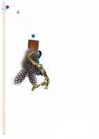 Cats Life Cat's Life - Cat Dangler With Guinea Fowl Feather Photo