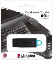 Kingston Technology - DTX/64GB DataTraveler Exodia 128GB USB 3.2 Flash Drive Photo