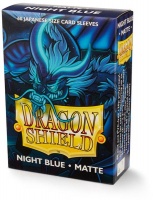 Arcane Tinmen Dragon Shield - Japanese Matte Sleeves - Night Blue 'Delphion' Photo