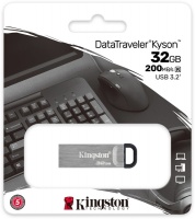 Kingston Technology - DataTraveler Kyson 32GB USB 3.2 Metal Flash Drive Photo