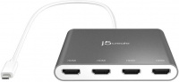 j5 create j5create - JCA366 USB-C to 4-Port HDMI Multi-Monitor Adapter Photo