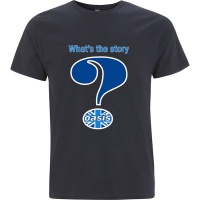 Oasis - Question Mark Unisex T-Shirt - Navy Photo