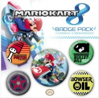Super Mario - Mario Kart 8 Badge Pack Photo