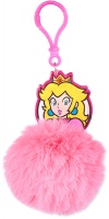 Super Mario - Princess Peach Pom Pom Keychain Photo