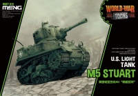 Meng Model - World of War Toons - U.S. Light Tank M5 Stuart Photo