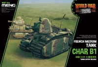 Meng Model - World of War Toons - French Medium Tank Char B1 Photo