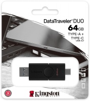 Kingston Technology - 64GB DataTraveler Duo USB 3.2 Gen 1 Flash Drive Photo