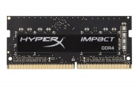 HyperX Kingston Technology - HX424S15iB2/16 Impact Black 16GB DDR4-2400 SO-DIMM Single Rank x8 CL15 - 260pin 1.2V Memory Module Photo