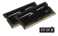 HyperX Kingston Technology - HX429S17iBK2/64 Impact Black 64GB DDR4-2933 SO-DIMM Single Rank x8 CL17 - 260pin 1.2V Memory Module Photo