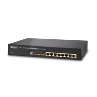 Planet 13" 8-Port 10/100 Ethernet Switch with 8-Port 802.3af PoE Injector Photo