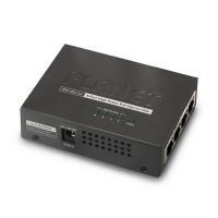 Planet 4-Port 802.3at 30W High Power over Ethernet Injector Hub - 120W External Power Adapter Photo