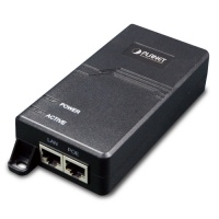 Planet Single Port 10/100/1000Mbps Ultra POE Injector -w/external power adapter Photo