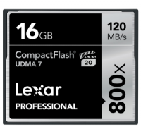 LEXAR CF Pro 800x 16GB Photo