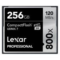 LEXAR 256GB CF Professional 800x 120MB/s UDMA 7 Photo