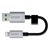 LEXAR 128GB JumpDrive C20i Dual Lightning and USB 3.0 with charging for Apple Photo