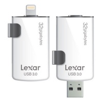 LEXAR Jump Drive M20i 32GB Dual USB I-Drive Photo