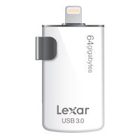 LEXAR Jump Drive M20i 64GB Dual USB I-Drive Photo