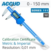 ACCUD Digital Caliper With Calibration Certificate 0-150mm Photo